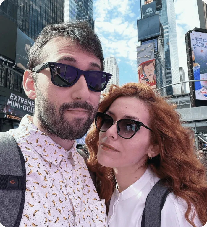 Laura & Emanuele in New York City